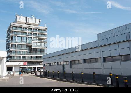 Slough, Berkshire, UK. 1st August, 2018. Wexham Park Hospital in Slough part of Frimley Health NHS Foundation Trust. Credit: Maureen McLean/Alamy Stock Photo