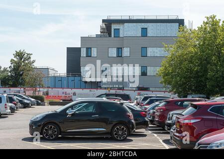 Slough, Berkshire, UK. 1st August, 2018. Wexham Park Hospital in Slough part of Frimley Health NHS Foundation Trust. Credit: Maureen McLean/Alamy Stock Photo