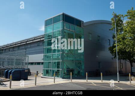 Slough, Berkshire, UK. 1st August, 2018. Wexham Park Hospital in Slough part of Frimley Health NHS Foundation Trust. Credit: Maureen McLean/Alamy Stock Photo