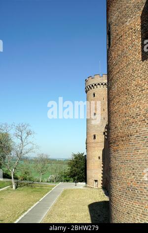 historisches Baudenkmal Kurkölnische Landesburg, Zülpich, Nordrhein-Westfalen, Deutschland Stock Photo