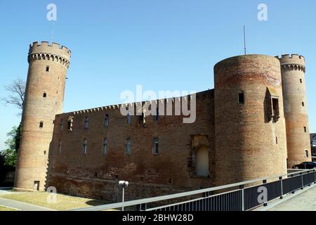 historisches Baudenkmal Kurkölnische Landesburg, Zülpich, Nordrhein-Westfalen, Deutschland Stock Photo