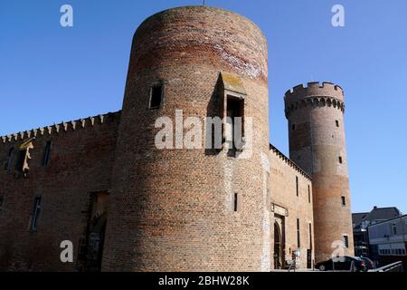 historisches Baudenkmal Kurkölnische Landesburg, Zülpich, Nordrhein-Westfalen, Deutschland Stock Photo