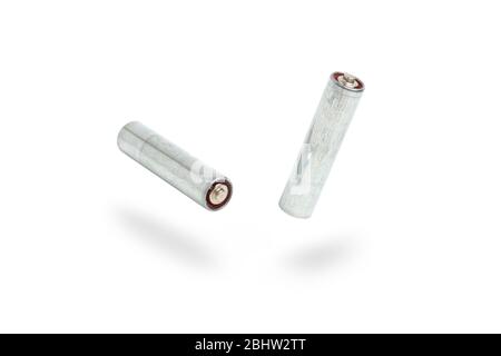 AA battery on a white background. Isolated. Close up. Stock Photo