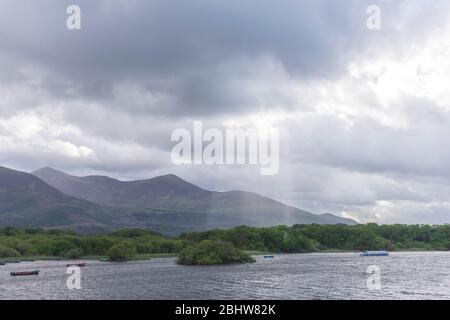 Lough Leane - Lake Leane - on the Ring of Kerry at Killarney Ireland Stock Photo