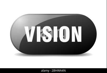 vision button. vision sign. key. push button. Stock Vector