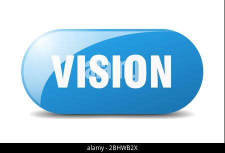 vision button. vision sign. key. push button. Stock Vector