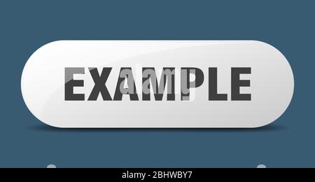 example button. example sign. key. push button. Stock Vector