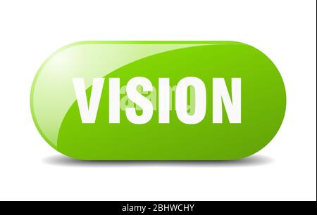 vision button. vision sign. key. push button. Stock Vector