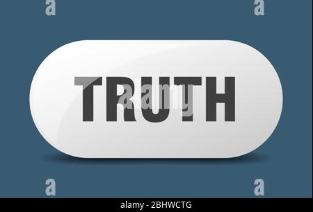 truth button. truth sign. key. push button. Stock Vector