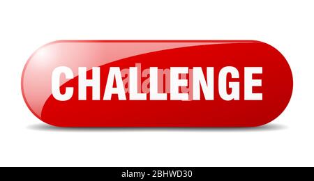 challenge button. challenge sign. key. push button. Stock Vector
