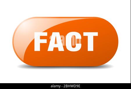 fact button. fact sign. key. push button. Stock Vector