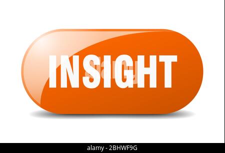 insight button. insight sign. key. push button. Stock Vector