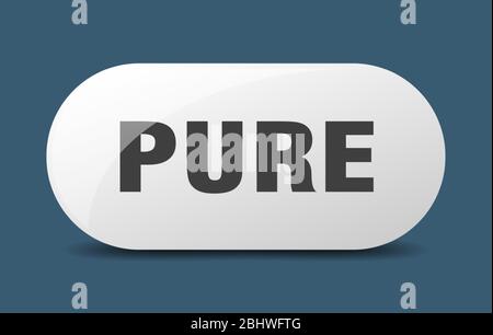 pure button. pure sign. key. push button Stock Vector Image & Art - Alamy