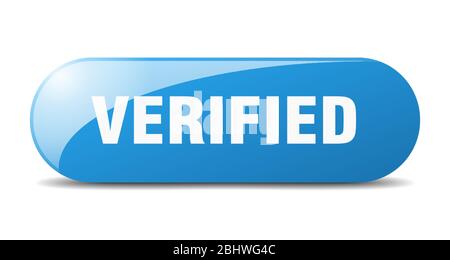 verified button. verified sign. key. push button. Stock Vector