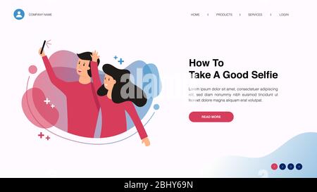 Web page design with business or finance concept for website and mobile website development. Website template design vector illustration. Able to edit Stock Vector