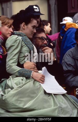 Dracula Year: 1992 USA Director: Francis Ford Coppola Winona Ryder, Francis Ford Coppola Shooting picture Stock Photo