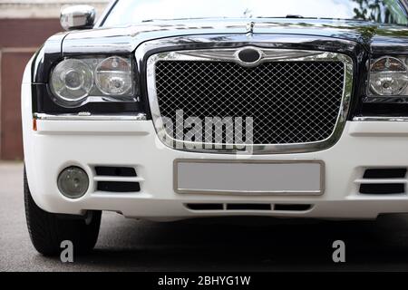 Modern car outdoors Stock Photo