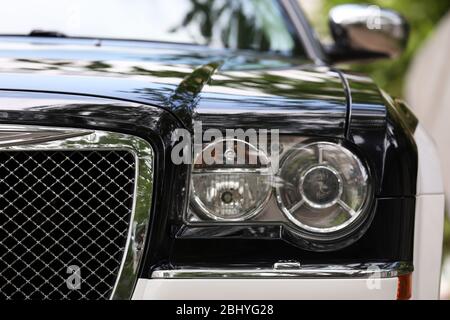 Modern car outdoors Stock Photo