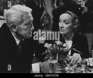 Judgment at Nuremberg Year: 1961 USA Director: Stanley Kramer Spencer Tracy, Marlene Dietrich Stock Photo