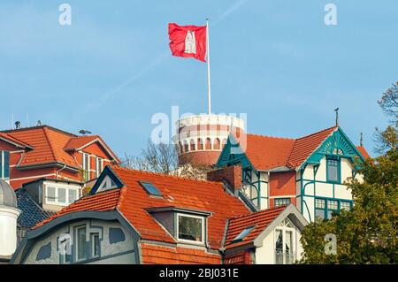 The Süllberg in Hamburg Blankenese Stock Photo