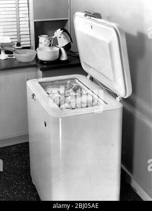 Chest Freezer. 1960's Stock Photo - Alamy