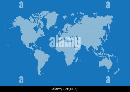 World map made from halftone dot pattern Stock Vector