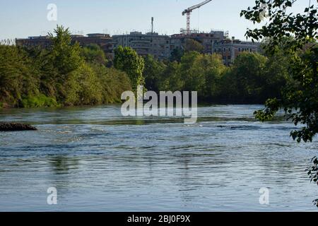 Roma, Italy. 27th Apr, 2020. Italy: Rome, coronavirus emergency, the Tiber River comes back to life during the quarantine phase which provides for human absence due to the containment measures of the population confined to their homes. Credit: SPP Sport Press Photo. /Alamy Live News Stock Photo