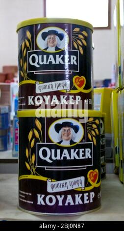 Quaker oats container hi-res stock photography and images - Alamy