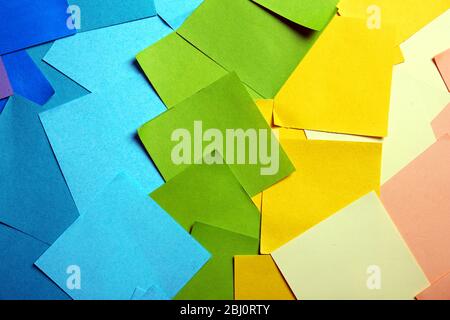 Colorful paper stickers Stock Photo