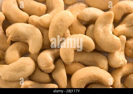 Close up of cashew nuts - Stock Photo