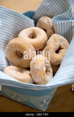 Mini ring doughnuts - Stock Photo