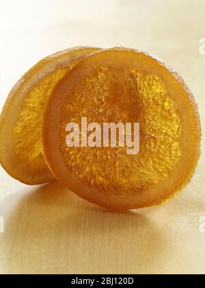 Slices of dried orange - Stock Photo