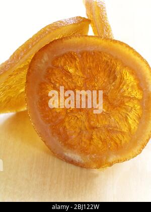 Slices of dried orange - Stock Photo
