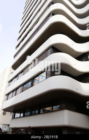 Bordeaux , Aquitaine / France - 11 30 2019 : exterior of a modern office building in Meriadeck Bordeaux France Stock Photo