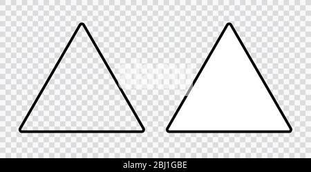Triangle pyramid vector clip art illustration, triangular pyramid basic ...