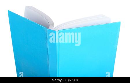 Opened book isolated on white Stock Photo