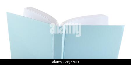 Opened book isolated on white Stock Photo
