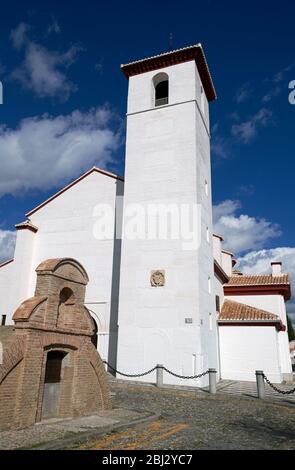 Iglesia de San Nicolás, Albaicín district, Granada, Spain. Stock Photo