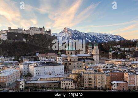 Austria, Salzburg, cityscape as seen from Kapuzinerberg Stock Photo - Alamy