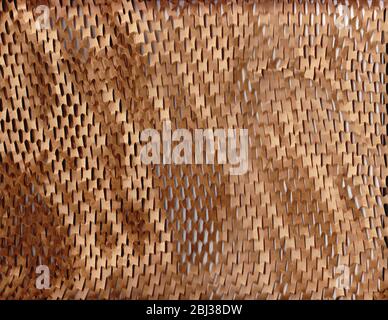 Textured snakeskin graphic, background or backdrop in tan and brown Stock Photo
