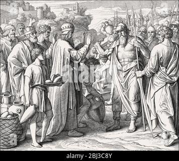 Abram And Melchizedek, King Of Salem, Old Testament, By Julius Schnorr Von  Carolsfeld, 1860 Stock Photo - Alamy