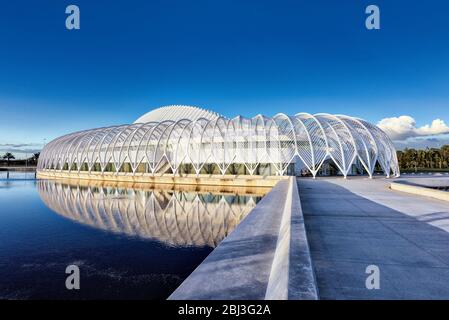 Innovation Science and Technology building at Florida Polytechnic University. Stock Photo