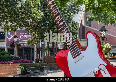 Grand Ole Opry House at Nashville in Tennessee. Stock Photo