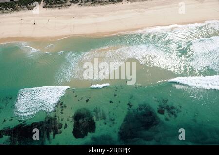 aerial photos of the beautiful beaches and lagoons of the City of Rio de Janeiro, Stock Photo