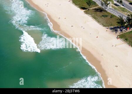 aerial photos of the beautiful beaches and lagoons of the City of Rio de Janeiro, Stock Photo