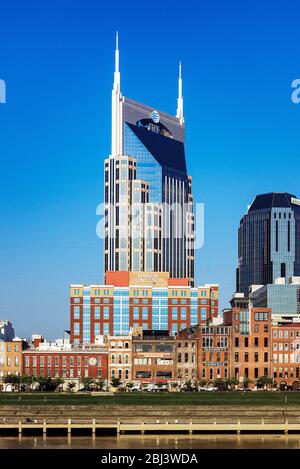 AT and T building in downtown Nashville. Stock Photo