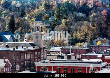 Autumn view of downtown Montpelier in Vermont. Stock Photo