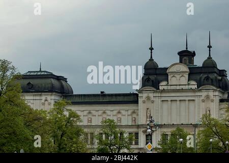 Various buildings in Sofia, Bulgaria Stock Photo