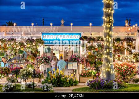 Mediterrano Restaurant at Naples in Florida. Stock Photo