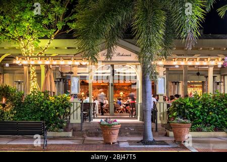 Tommy Bahama Restaurant and Bar on St. Armands Circle, Sarasota, Florida  Stock Photo - Alamy